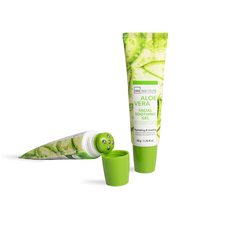IDC INSTITUTE GEL REFRESCANTE FACIAL DE 5 ROLLER ALOE VERA