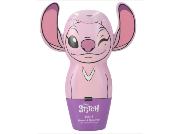DISNEY STITCH & ÁNGEL 3D CHAMPÚ Y GEL DE BAÑO 2 EN 1