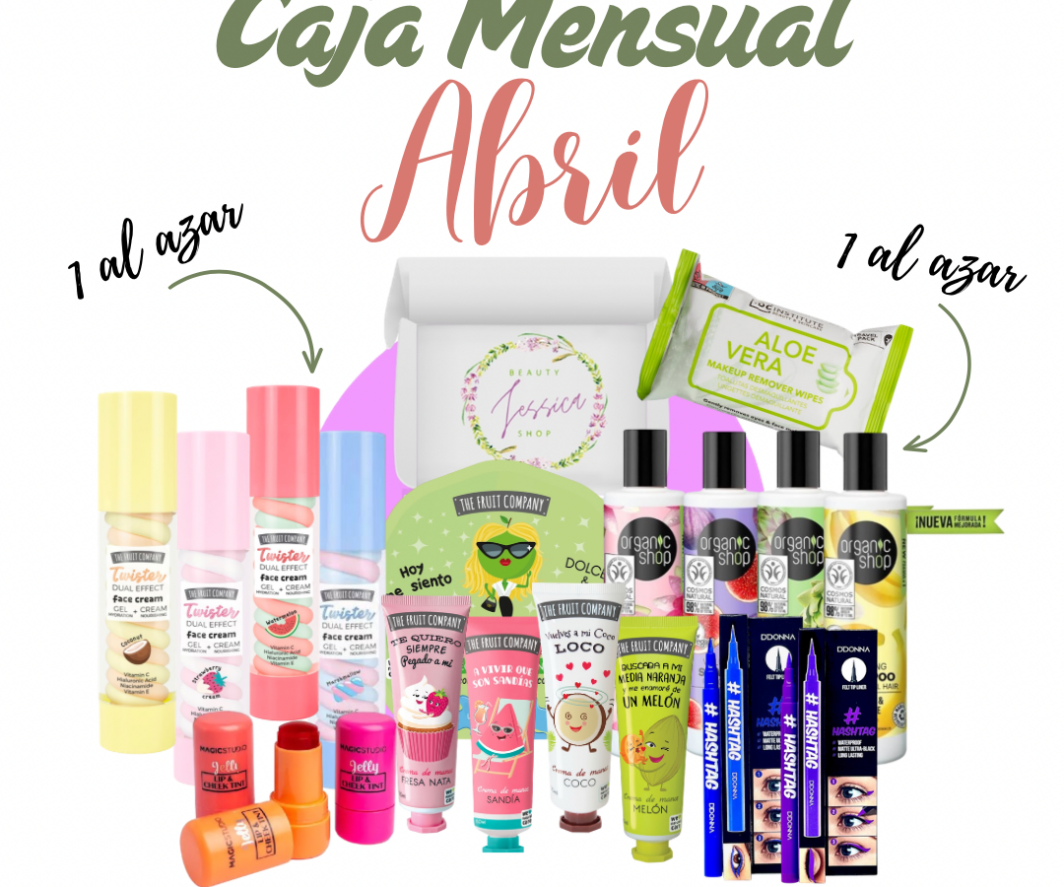 JESSICA BOX CAJA SUBSCRIPCIÓN MENSUAL ABRIL