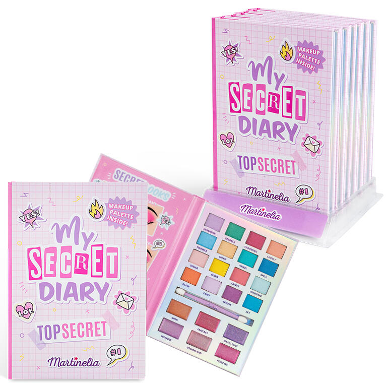 MARTINELIA MI DIARIO SECRETO DE MAQUILLAJE LIBRETA DE SOMBRAS