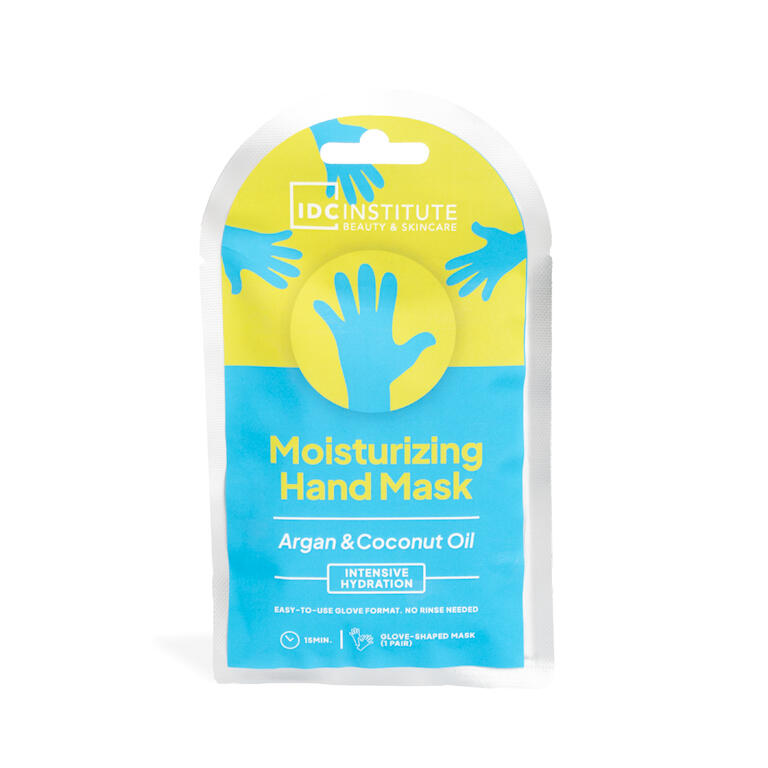 IDC INSTITUTE MASCARILLA NUTRITIVA FORMATO GUANTES PARA MANOS CON ACEITE DE COCO Y ARGÁN