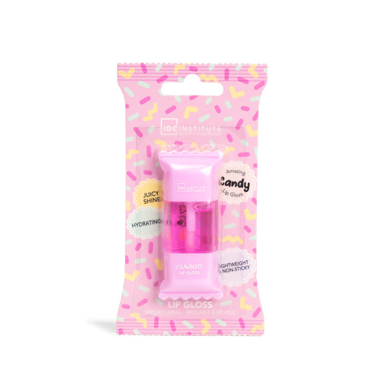 IDC INSTITUTE LIP GLOSS CON FORMA DE CARAMELO DE FRESA