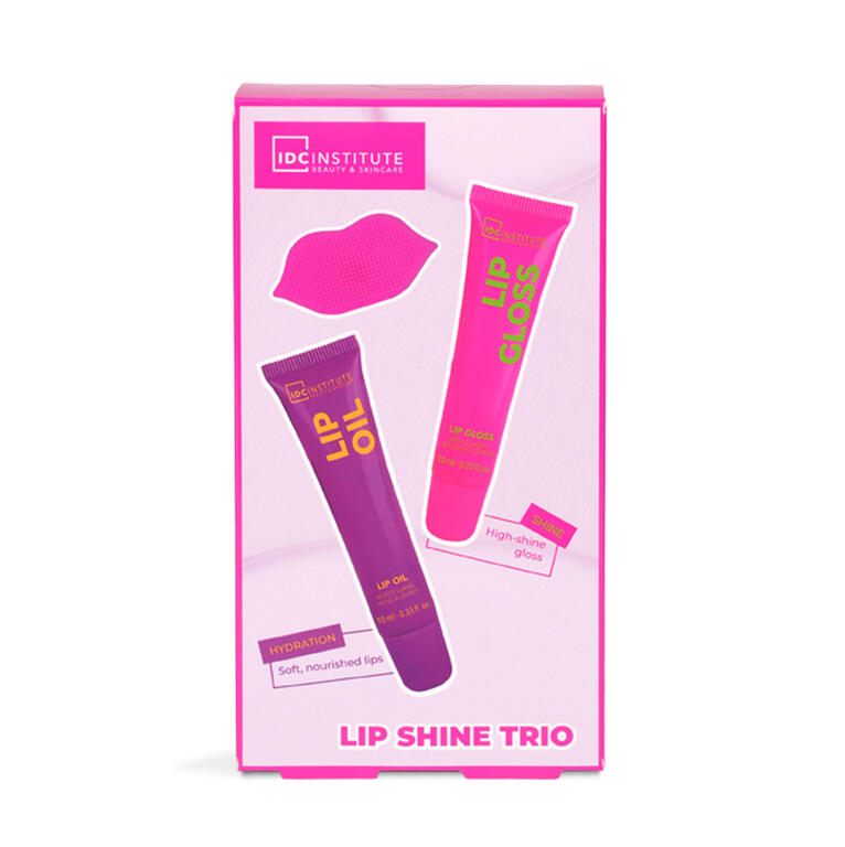 IDC INSTITUTE DAILY GLOW SET TRÍO DE CUIDADO DE LABIOS