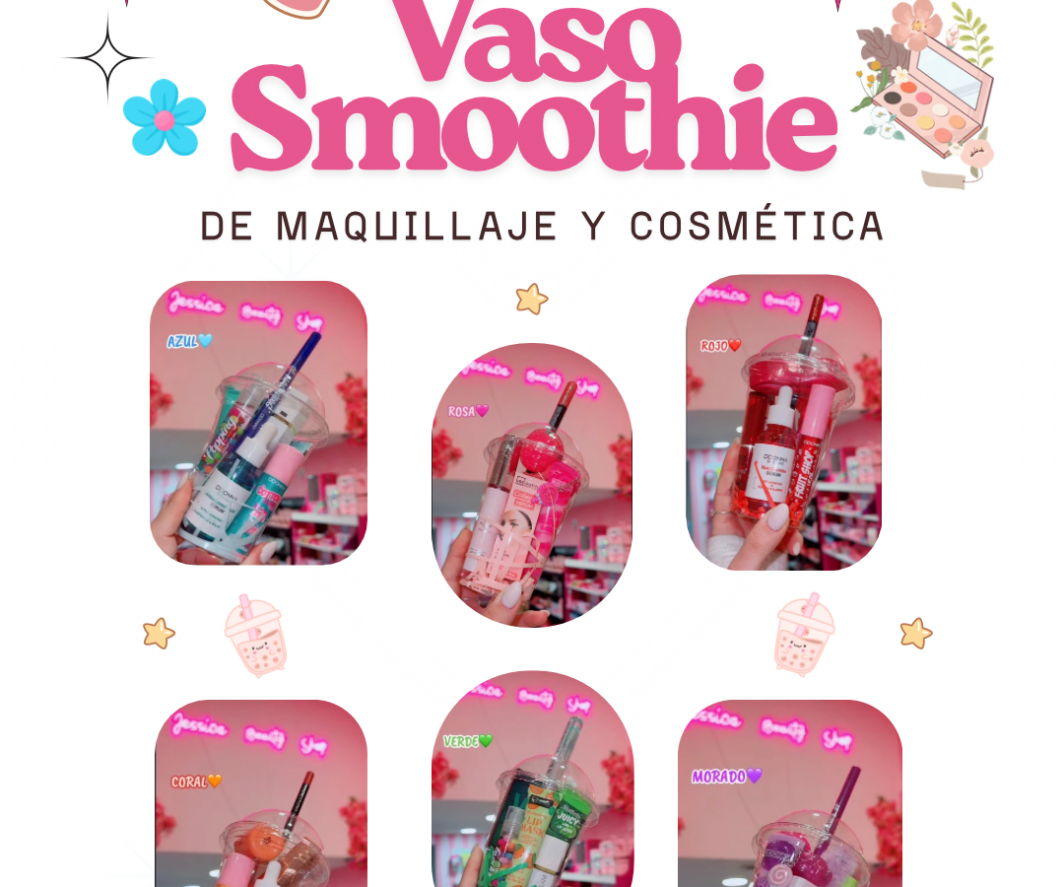 BATIDOS SMOOTHIE DE MAQUILLAJE Y COSMÉTICA