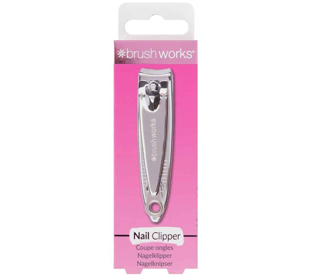 BRUSHWORKS CORTA UÑAS ACERO INOXIDABLE