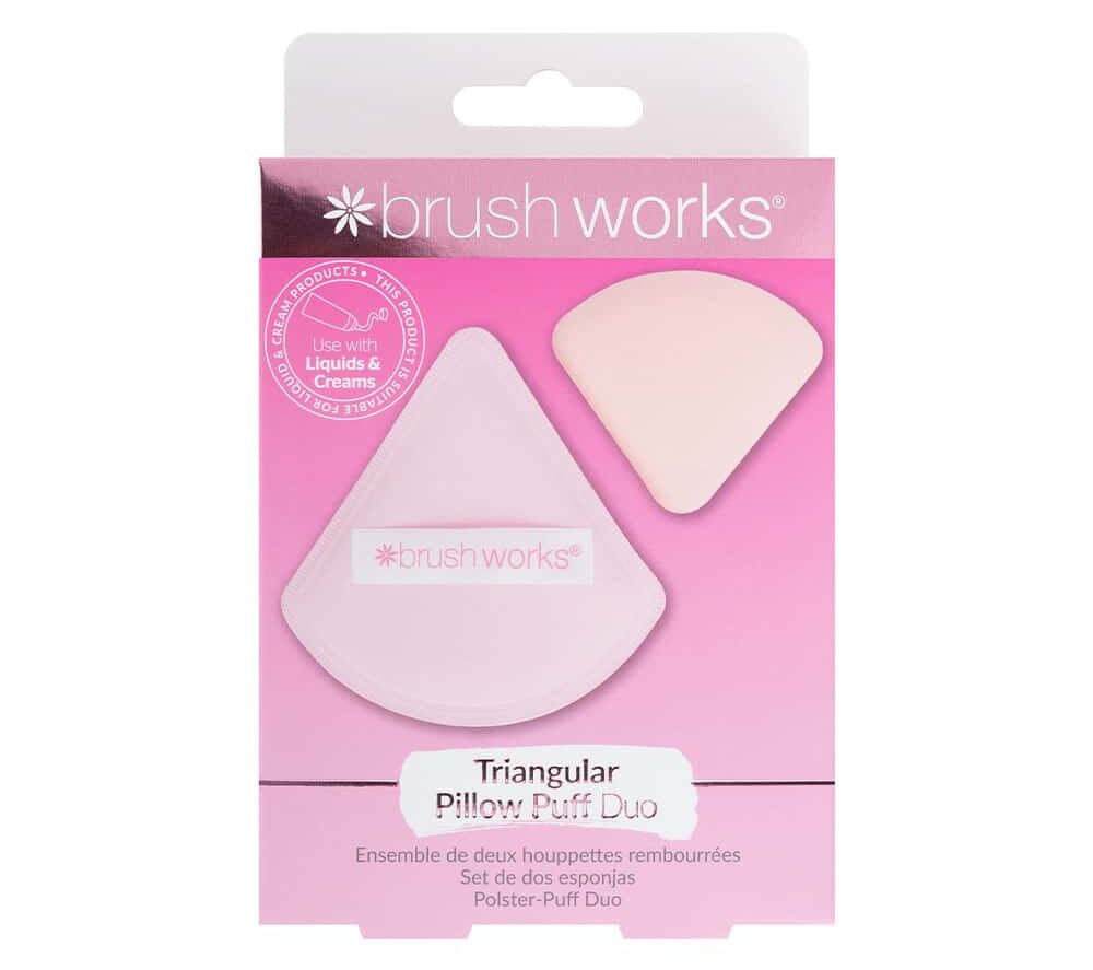 BRUSHWORKS DÚO DE ALMOHADAS TRIÁNGULARES